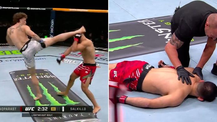 Acertó una patada en el rostro de su rival y protagonizó uno de los KO más brutales del año en la UFC: “Simplemente lo lancé”