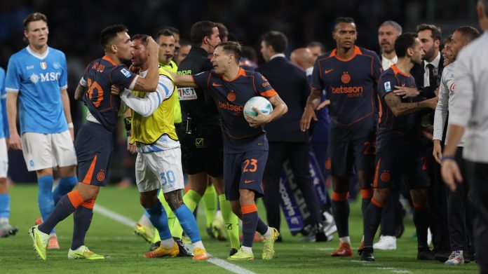 Lautaro Martínez estalló en pleno partido y tuvo otro feroz cruce con su ex entrenador Antonio Conte