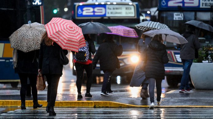Vuelven las lluvias a la Ciudad de Buenos Aires y cuatro provincias estarán bajo alertas por tormentas y vientos
